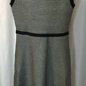 TTAHARI Grey Knit Dress with Black Detailing S/P